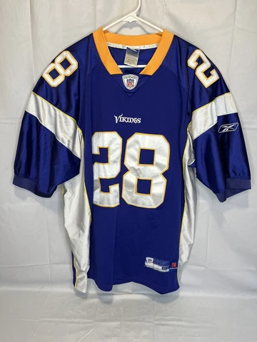 Minnesota Vikings Adrian Peterson #28 Reebok Stitched NFL Players Jersey Size 52 Cover