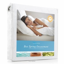 Hypoallergenic Matress Protector Proof Box Spring Encasement Cover Bed Bug Pad