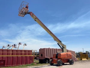 2015 JLG 800S 80' 4WD Diesel Telescopic Boom Lift Man Aerial SkyPower bidadoo - Picture 1 of 12