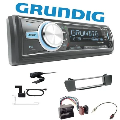 Autoradio Grundig für BMW Z4 2003-2008 anthrazit Bluetooth DAB+ USB AUX - Bild 1 von 4