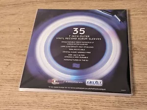 Retro Musique 35 7" Vinyl Schallplatte Single EP Hüllen klare Aufbewahrung 185 mm - Bild 1 von 4