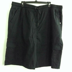 Akademiks Mens Cameron Twill Cargo Short With Drawstring Bottom