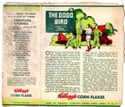 THE DODO BIRD Adventure Stories 1936 KELLOGG'S CORN FLAKES Partial CEREAL BOX