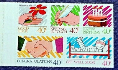 NEW ZEALAND BOOKLET SC 902a 5/40¢ KIWI~1988~MINT NEVER HINGED/OG VFINE - Image 1 of 3