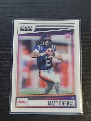2022 Score Rookies Dynamics 3D Lenticular Matt Corral #302 Rookie RC - Image 1 of 2