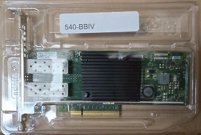 NEW Dell Intel Dual Port 10GbE X710-DA2 Converged Network Adapter Y5M7N 540-BBIV - Image 1 of 2
