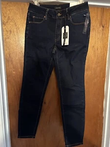 Neu mit Etikett Tahari Skinny Damenjeans blau Viskose Demin Twilight Wash Größe 4 27 Vintage - Bild 1 von 6