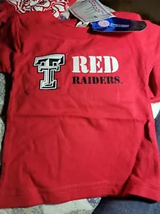 TEXAS TECH Licensed Short Sleeve Tshirt. Größe 6 Monate - Bild 1 von 2
