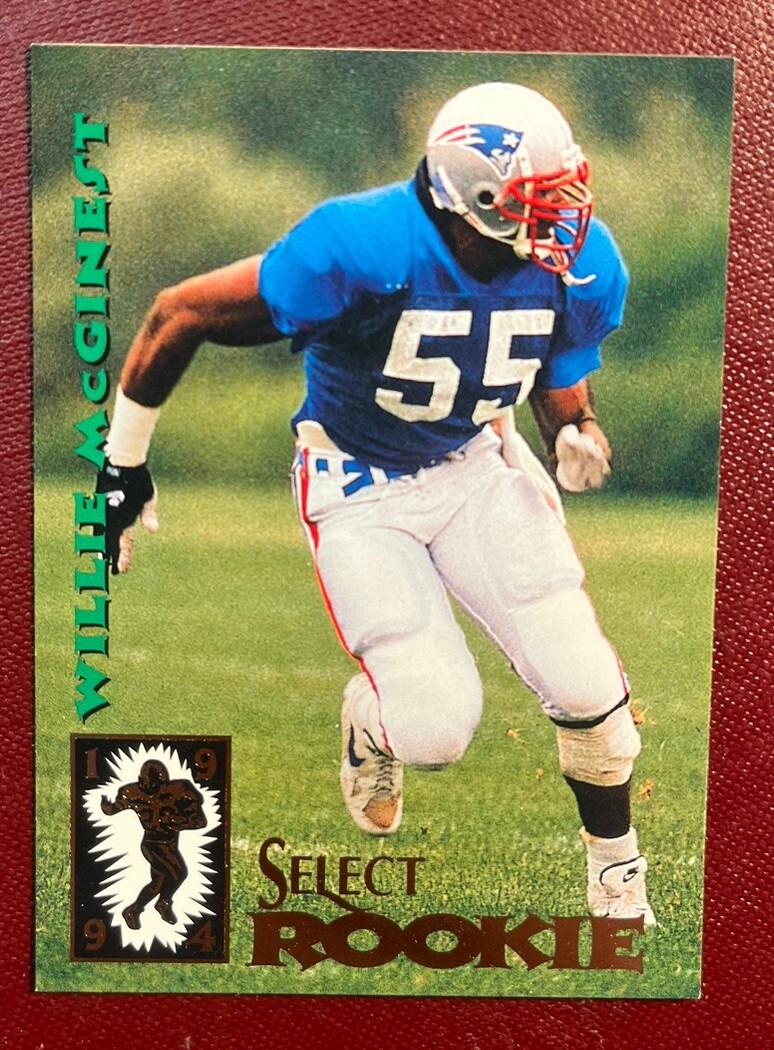 Willie McGinest 1994 Pinnacle Select Rookie Card #205