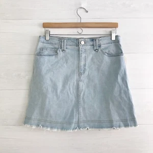 NWT Copper Key - Light denim distressed A-line skirt, Juniors L - Picture 1 of 4