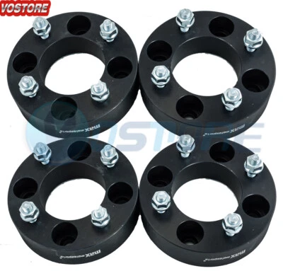 Adaptadores espaciadores de rueda negros 4 piezas 1,5 pulgadas 4/110 para Honda Yamaha Grizzly 4x110 Foto 1 de 3