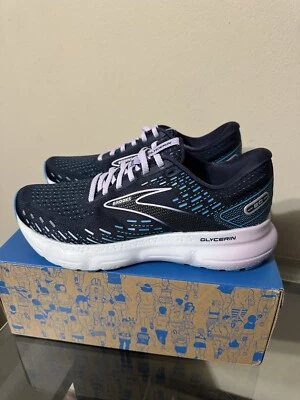 NUEVO Zapatos para correr Brooks Glycerin 20 para mujer talla 8,5 azul marino púrpura Foto 1 de 4