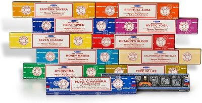 Satya Assorted Incense Sticks 360 Grams / 24 packs - Image 1 of 4