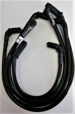 CABLES BUJÍA TRENZADOS 12mm Harley M8 Electra Tri-Glide Road King Street 17-23 Foto 1 de 2
