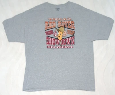 Red River Showdown T-Shirt Size 2XL Texas Longhorns Oklahoma Sooners UT OU - Image 1 of 4