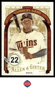 2016 Topps Allen & Ginter #NG-93 Miguel Sano The Numbers Game - Picture 1 of 2