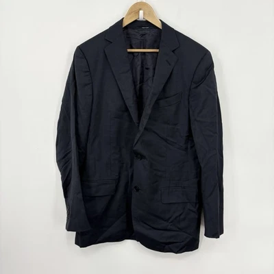 Abrigo Deportivo Ermenegildo Zegna Mila Para Hombres 50R Toda Temporada Sarga Lana Chaqueta Blazer Foto 1 de 4