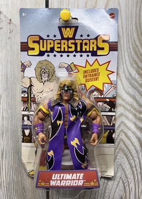 WWE Superstars Ultimate Warrior Action Figure Retro Series 2 Mattel See Pics - Image 1 of 2