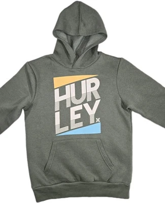 Boys Hurley Pullover Hoodie Green Large  - Image 1 of 4