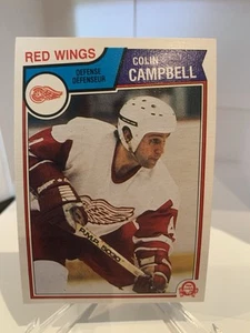 1983-84 O-Pee-Chee COLIN CAMPBELL CARD DETROIT RED WINGS OPC #119 - Picture 1 of 2