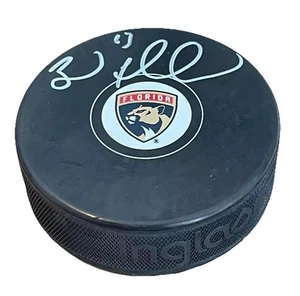 Brad Marchand Florida Panthers Signed Official NHL Logo Hockey Puck - Picture 1 of 3