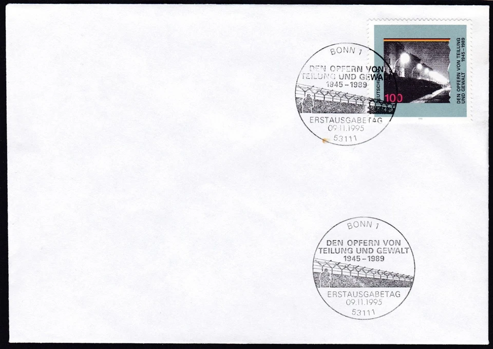 Germany 1995 FDC Mi 1830 Sn 1913 Berlin wall - Image 1 of 1