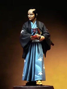1/32 54mm Resin Model Kit Japanese Samurai Warrior Shogun Unpainted - Picture 1 of 3
