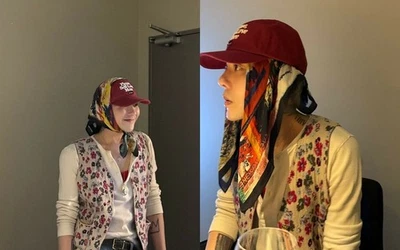 Chaleco acolchado floral coreano Kimchi Chaleco Granny-core Foto 1 de 4