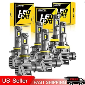 H11 9005 9006 LED Combo Headlight Fog Light Kit High Low Beam Bulb White 6000K - Picture 1 of 12