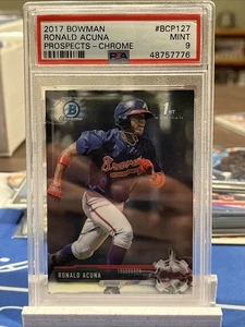 2017 Bowman - Chrome Prospects Ronald Acuña Jr. #BCP127 (RC) - Bild 1 von 2