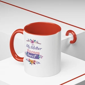 Blumengeschenk Kaffeebecher - perfekt zum Muttertag - Meine Mutter weiß es am besten  - Bild 1 von 19