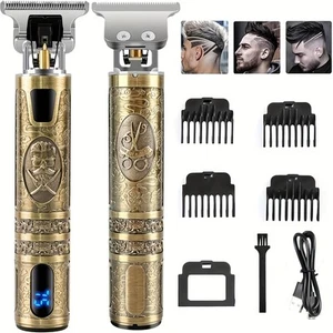 Electric Hair Clipper with Lcd Display Oil Head Hair Cutting Machine Hair Beard - Picture 1 of 14