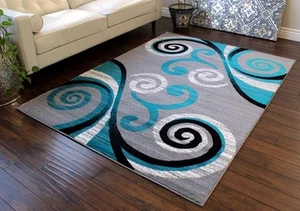 Masada Rugs Stephanie Collection Area Rug Modern Contemporary Design 1100 Tur... - Picture 1 of 9