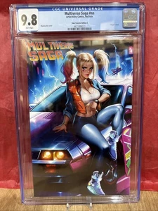 Multiverse Saga Back To The Future Harley Cosplay  Graded Comic Cgc 9.8 Time Cvr - Picture 1 of 4