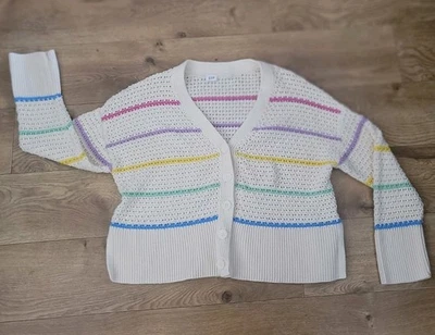 Cárdigan ligero tejido para niñas Foto 1 de 3