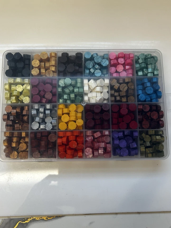 Pellets de cuentas de cera de sellado para sello de cera invitación de boda Foto 1 de 1