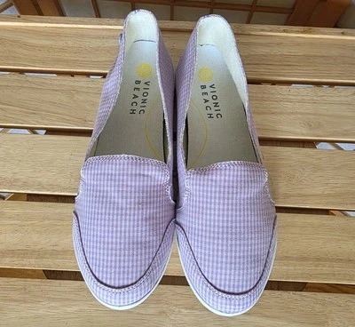 Vionic W's Venice Manzanita Beach Sneakers Loafers Dusty Lavender Sz 10 Washable - Изображение 1 из 4
