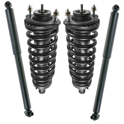 Set Front Struts & Rear Shocks 4pc Fits 02-09 Chevrolet Trailblazer GMC Envoy Foto 1 de 4
