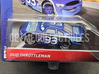 DISNEY PIXAR CARS DUD THROTTLEMAN MOOD SPRINGS DINOCO 400 2019 SAVE 6% GMC - Image 1 of 3