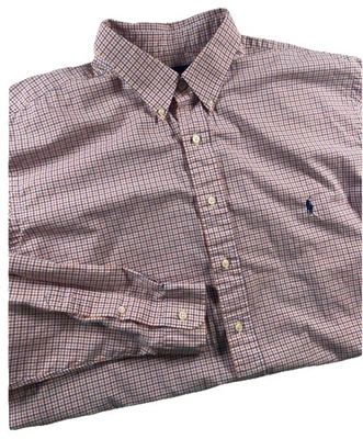 Ralph Lauren Mens XLT Tall Long Sleeve Plaid Button Down Shirt - Image 1 of 4