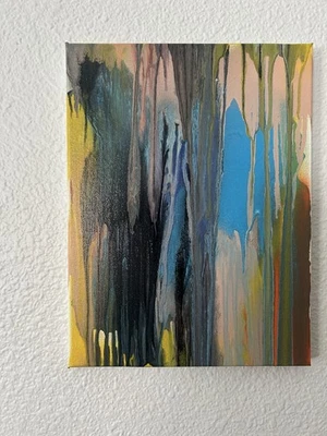 Pintura en aerosol gruesa pintura sobre lienzo Jacob Alexander Kendall “11x14” Foto 1 de 4