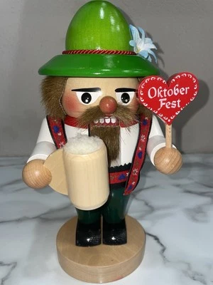Cascanueces Steinbach Troll Oktoberfest Madera - 10.6" Hecho en Alemania Foto 1 de 4
