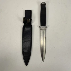 Frost Cutler Dagger Boot Knife With Leather Sheath 6.5 Inch Blade  - Picture 1 of 13