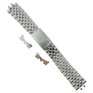Rolex Vintage Jubilee Bracelet 6251H 20mm Stainless Steel Big Crown Watch Band - Picture 1 of 6