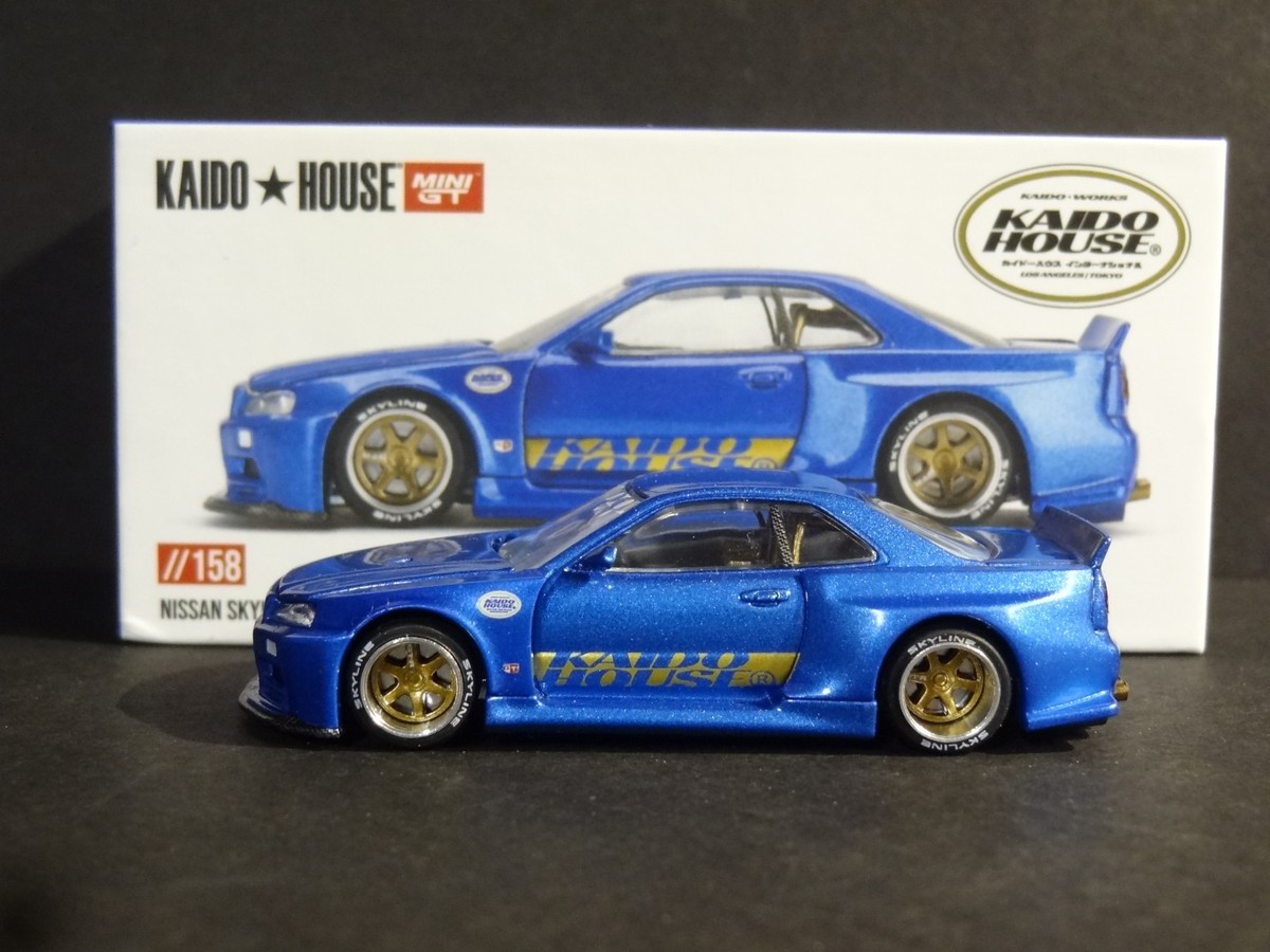 KAIDOHOUSE×MINIGT スカイラインGT-R R34 Kaido House x MiniGT Nissan Skyline GT-R R34 Kaido Works (V2