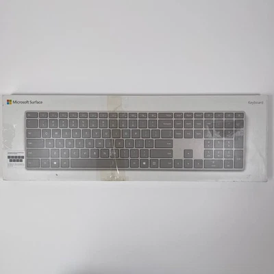 Microsoft Surface Wireless Tastatur, Silber für PC/Mac - Schlankes und einfac... - Bild 1 von 4