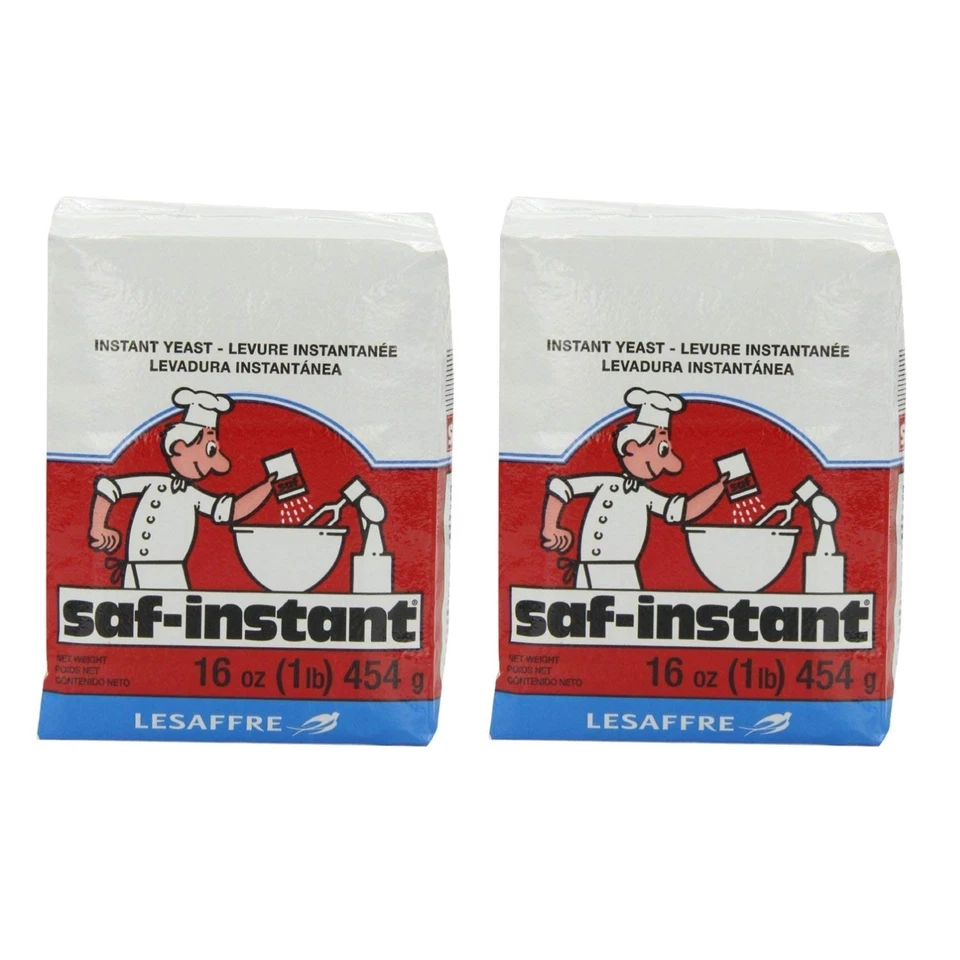 4x1 LB 4 Pounds Lesaffre Saf-instant Instant Dry Yeast Red Exp 12.2021 for Bread