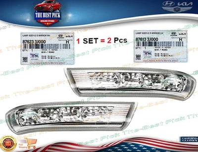 Lámpara de Señal Espejo Exterior DERECHA E IZQUIERDA ⭐GENUINA⭐ VERACRUZ 2007-2012 876233J000 Foto 1 de 4