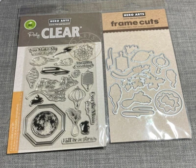 Nuevo paquete de estampillas y troqueles Hero Arts 2018 Autumn Mood Foto 1 de 4