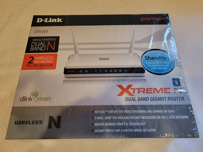 D-Link Xtreme N DIR-825 300 Mbps 4-Port Gigabit Wireless N Router (DIR-825) - Image 1 of 4